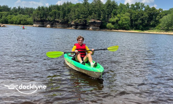 Dells Kayak Rentals boat rental operation on Wisconsin Dells, WI 5