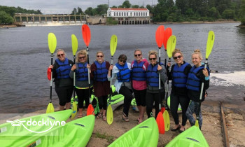 Dells Kayak Rentals boat rental operation on Wisconsin Dells, WI 7