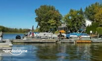 Clemins River Resort boat rental operation on Fremont, WI 1