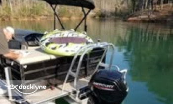 Island Horse's Pontoon Rental boat rental operation on Six Mile, SC 9