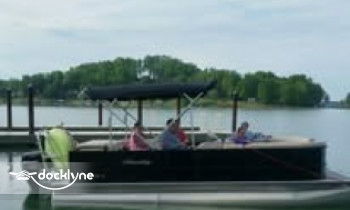 Island Horse's Pontoon Rental boat rental operation on Six Mile, SC 11