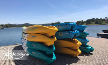 Kayak Camanche boat rental operation on Ione, CA 2