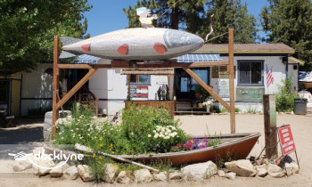 Captain John's Fawn Harbor & Marina boat rental operation on Fawnskin, CA 1