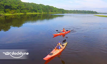 Barrier Island Kayaks boat rental operation on Cedar Point, NC 5