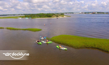 Barrier Island Kayaks boat rental operation on Cedar Point, NC 7