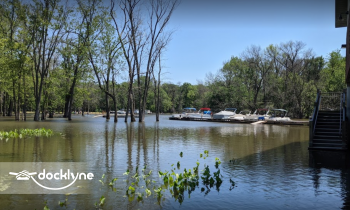 Rock Creek Marina and Campground boat rental operation on Camanche, IA 2