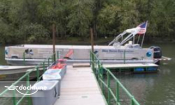 Rock Creek Marina and Campground boat rental operation on Camanche, IA 6
