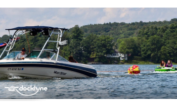 The Marina at Highland Lake boat rental operation on Winsted, CT 1