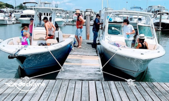 Carefree Boat Club at Bridgeport Harbor Marina boat rental operation on Bridgeport, CT 4