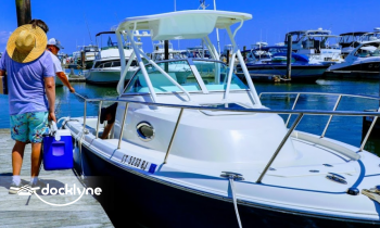 Carefree Boat Club at Bridgeport Harbor Marina boat rental operation on Bridgeport, CT 5