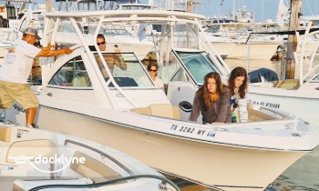 Carefree Boat Club at Bridgeport Harbor Marina boat rental operation on Bridgeport, CT 6