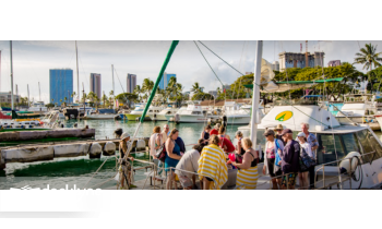 Oahu Catamarans boat rental operation on Honolulu, HI 8