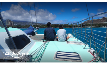 Sail Hawaiian Style Catamaran boat rental operation on Honolulu, HI 6