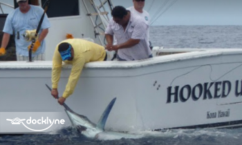 Hooked Up Sportfishing boat rental operation on Kailua-Kona, HI 1
