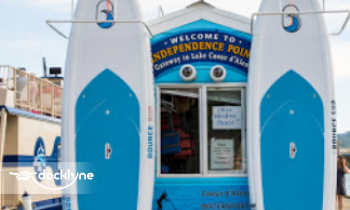 Coeur d'Alene Watersports boat rental operation on Coeur d'Alene, ID 5