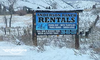 Anderson Ranch Rentals boat rental operation on Pine, ID 1