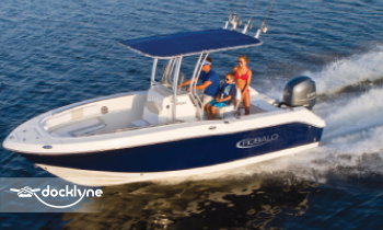 Port Harbor Marine boat rental operation on Raymond, ME 2