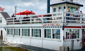 Lady of the Lake boat rental operation on Clear Lake, IA 1