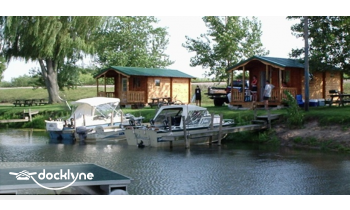 Insta Launch Campground & Marina boat rental operation on Manistee, MI 5