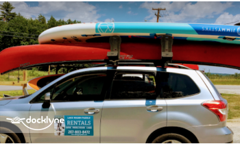 Lake Region Paddle boat rental operation on Brunswick, ME 2
