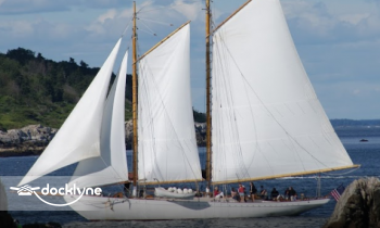 Portland Schooner Co. boat rental operation on Portland, ME 1