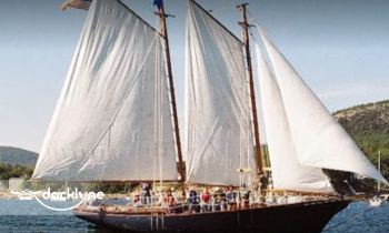 Schooner Lazy Jack II boat rental operation on Camden, ME 1