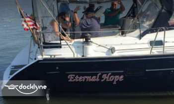 Chesapeake Windsail Cruises Corporation boat rental operation on Chesapeake Beach, MD 1