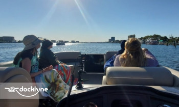 Aloha Pontoon Rentals boat rental operation on Destin, FL 3