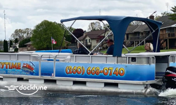 Anytime Pontoon Rentals boat rental operation on Angola, IN 2