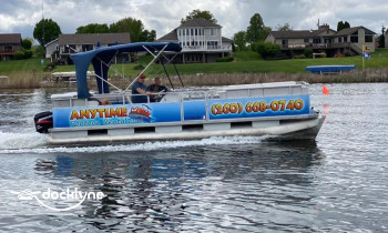 Anytime Pontoon Rentals boat rental operation on Angola, IN 4