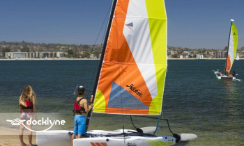 Kitty Hawk Watersports boat rental operation on Nags Head, NC 4