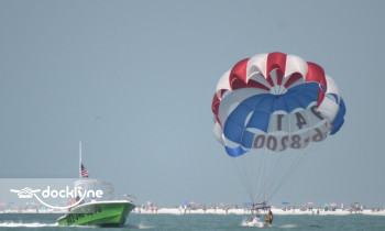 Parasail Siesta boat rental operation on Sarasota, FL 1