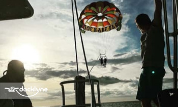 Parasail Siesta boat rental operation on Sarasota, FL 5