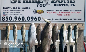 Charter Boat Strike Zone Too boat rental operation on Destin, FL 1