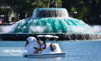 Lake Eola Park Swan Boat Rentals boat rental operation on Orlando, FL 1