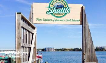 Shell Island Pontoon Rentals boat rental operation on Panama City Beach, FL 1