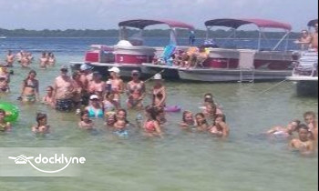 Shell Island Pontoon Rentals boat rental operation on Panama City Beach, FL 3