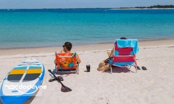 Shell Island Pontoon Rentals boat rental operation on Panama City Beach, FL 5