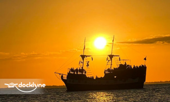 Salty Sam's Pirate Cruise boat rental operation on Fort Myers Beach, FL 2