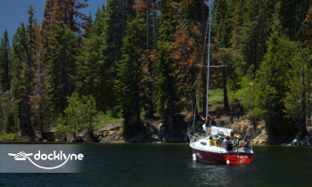 Huntington Lake Resort Marina boat rental operation on Lakeshore, CA 2