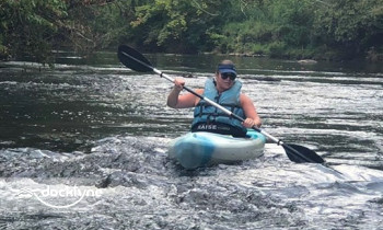 RiverGirl Fishing Co. boat rental operation on Todd, NC 6