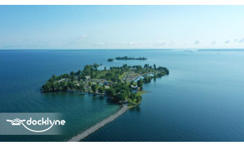 1000 Island Association Island KOA boat rental operation on Henderson Harbor, NY 2