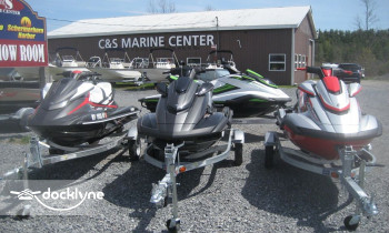 Chalk's Marina boat rental operation on Fishers Landing, NY 2