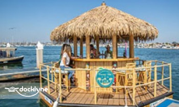 Cruisin Tikis Newport Beach boat rental operation on Newport Beach, CA 4