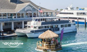 Cruisin Tikis Newport Beach boat rental operation on Newport Beach, CA 5