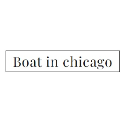 Boat In Chicago