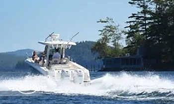 Lake Winnipesaukee Adventures boat rental operation on , NH 3