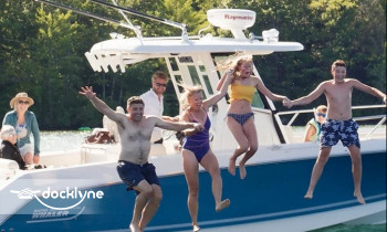 Lake Winnipesaukee Adventures boat rental operation on , NH 8