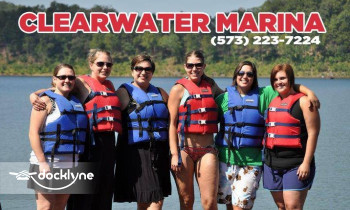 Clearwater Marina boat rental operation on Lake Ozark, MO 1