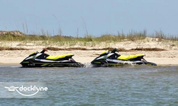 Island Water Adventures boat rental operation on Little River, SC 1